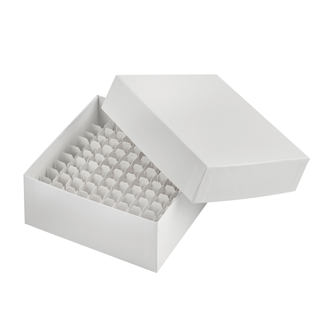 Cryo-Box cardbord 133x133x50 mm, white